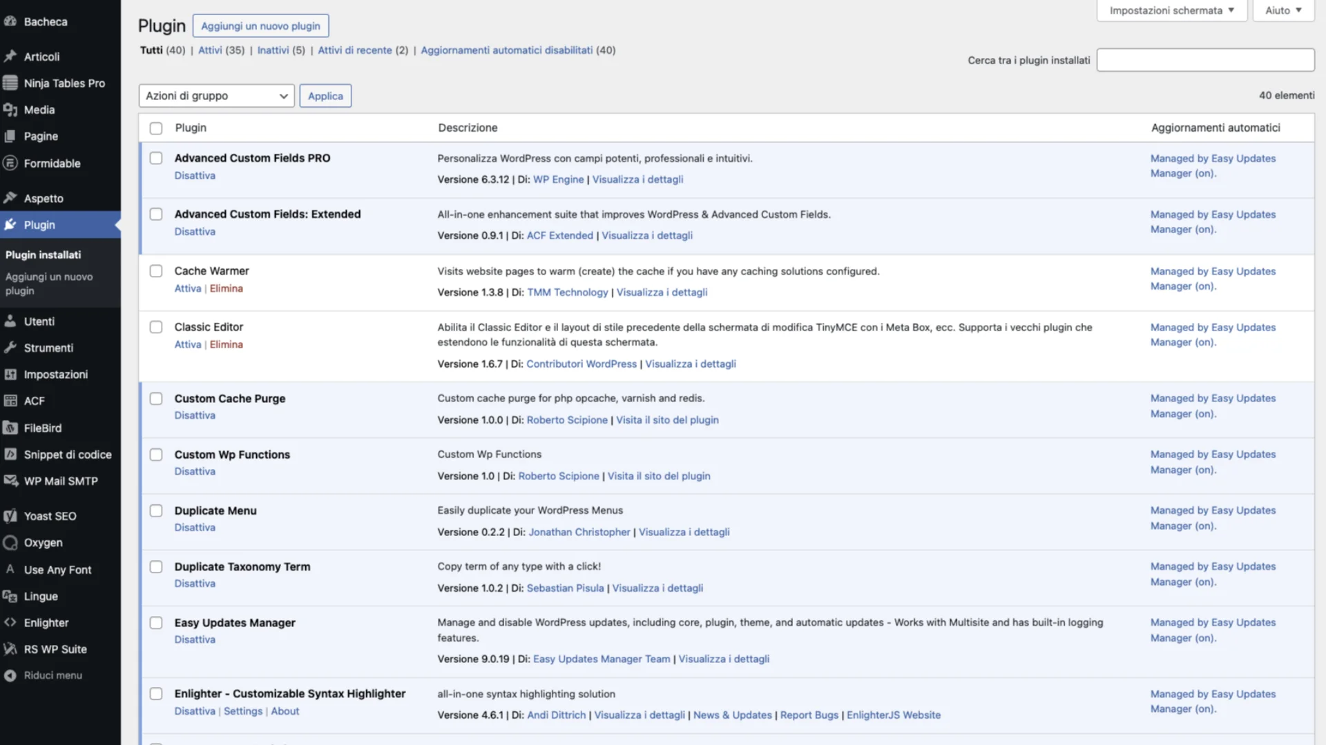 I Plugin di WordPress - 2